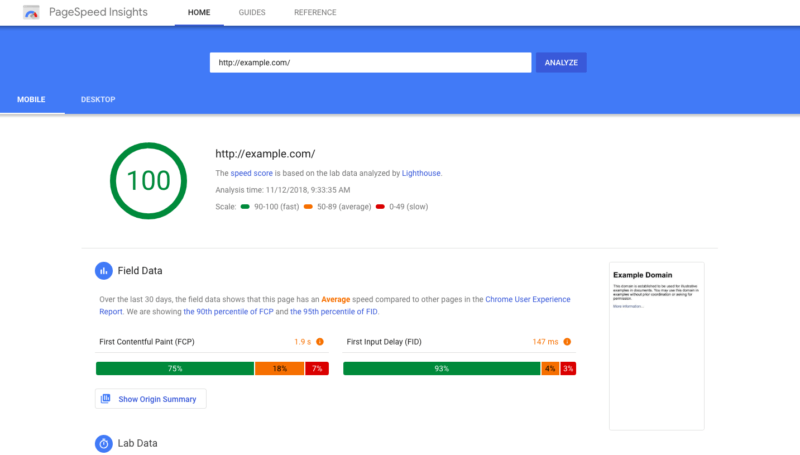 Google PageSpeed Insight, la herramienta de Google 