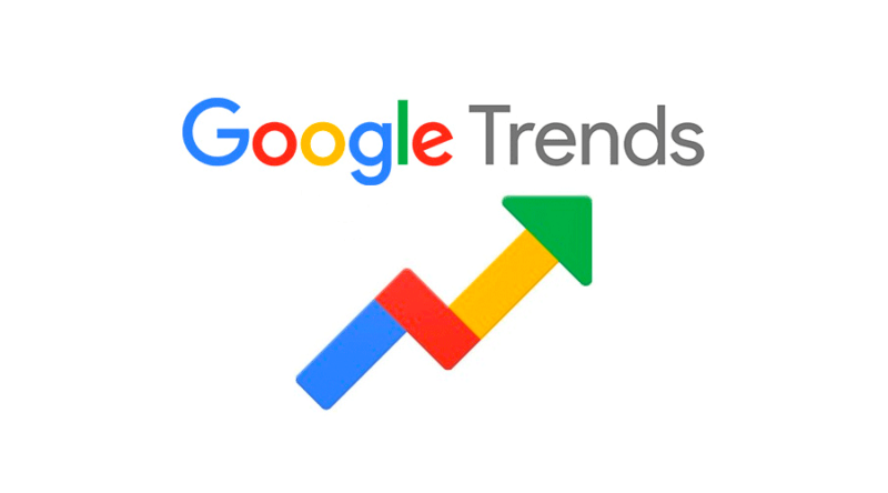 Principales elementos en Google Trends